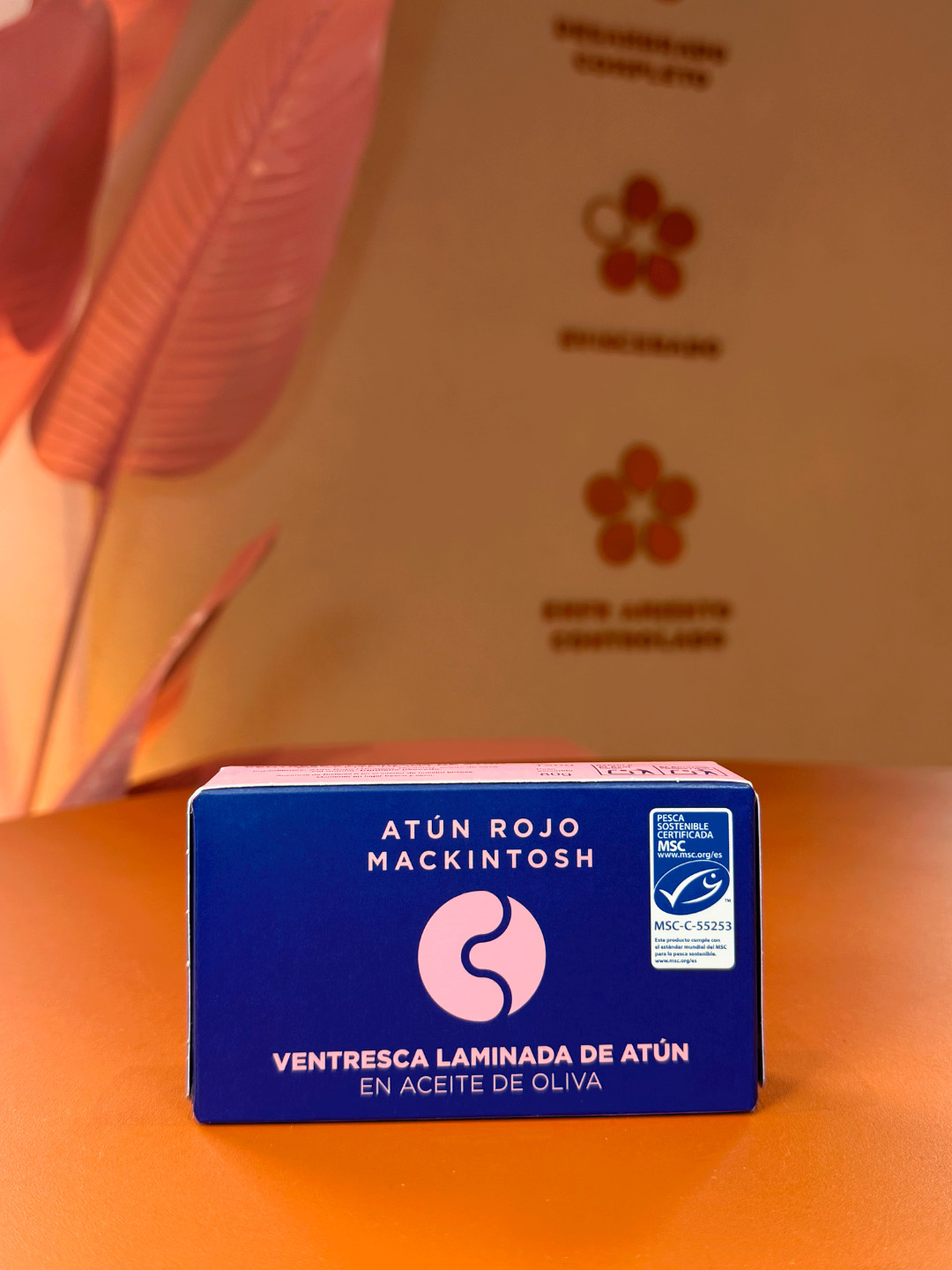 Conserva de ventresca laminada de atún rojo salvaje en aceite de oliva 120g
